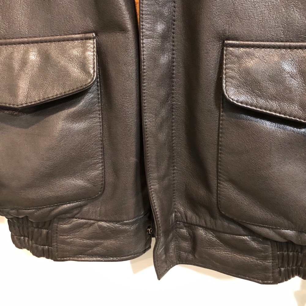 The CockPit USA Goatskin Leather Bomber Jacket 38R - Picture 9 of 16